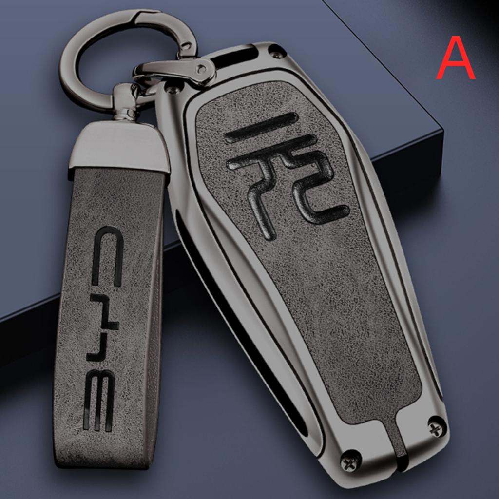 For B/YD ATTO 3 Yuan PLUS Key Set Car Interior Matel Key Case Fob Auto Key Bag Protection Key Buckle Car Accessories