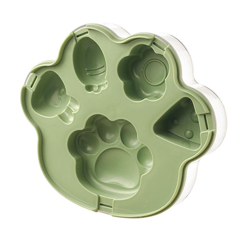 Cat'S Paw Ice Making Box Kids Baby Cute Shapes Silicone Mini Popsicle Molds Reusable Ice Cream Mold Popsicle Maker Homemade Set