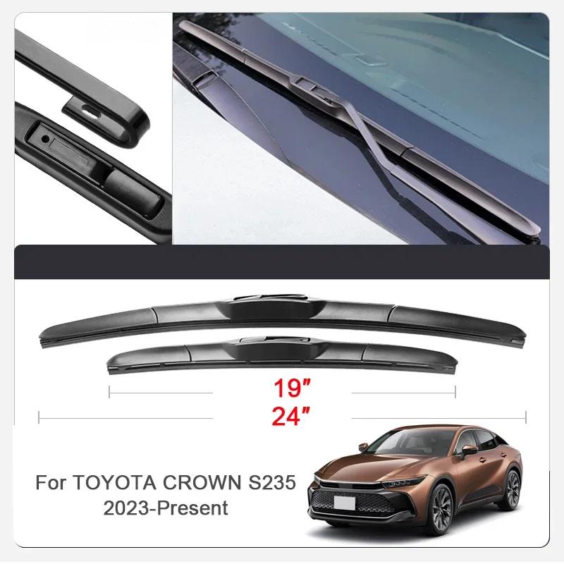 For Toyota CROWN FORTUNER HIGHLANDER KLUGER HILUX LAND CRUISER PRADO SEQUOIA SIENNA TUNDRA 2PCS Car Blade Windshield Wiper