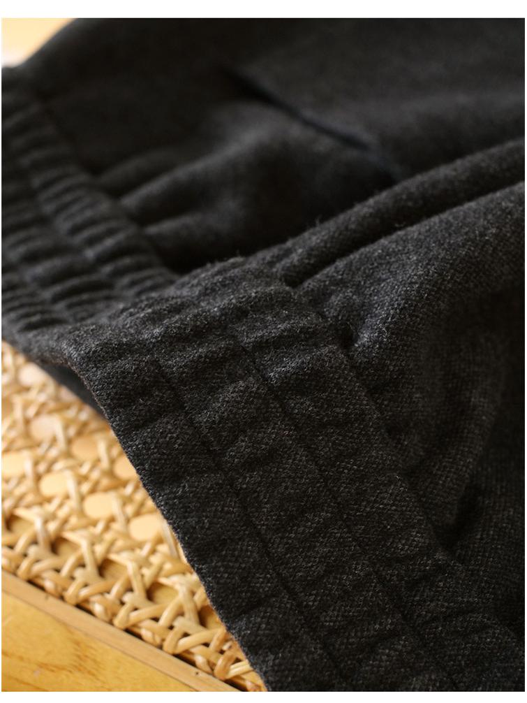 Wool Sickle 2025 Флисовые утепленные женские брюки больших размеров, стройнящие, для осени/зимы