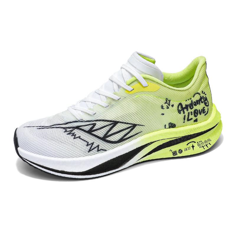 Carbon board running shoes breathable sports shoes men's ultra-light casual versatile shoes couple running shoes
