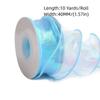40MM Reflective Iridescent Wavy Edge Ribbon Gradient/Pleats/Magic/Gold Edge DIY Decor
