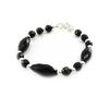 Les Trésors De Lily [I9031] - Серебряный браслет «Минералия» черный агат