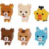 Kawada Nano Block Мини Нано Рилаккума Том 3 Набор из 6 Штук Коллекционные Строительные Игрушки