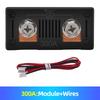 Newest 0-300V Shunt Bulit-In DC Digital Battery Tester Bidirectional Ammeter Voltmeter Power Energy Watt Meter