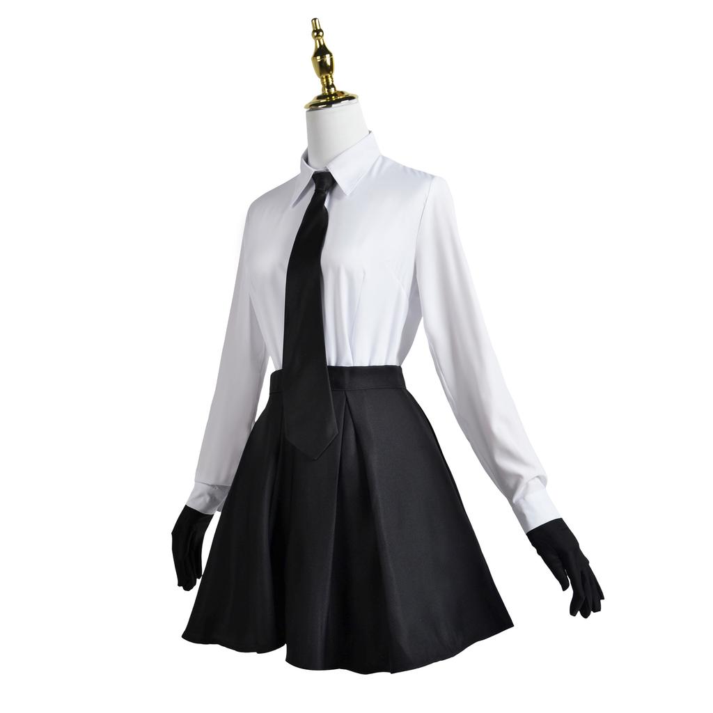 Akiko Yosano Cosplay Bungo Stray Dogs Costumes Sexy Insane Uniform Shirt Skirt Tie Wig Glove Stocking Costume For Women Comiket