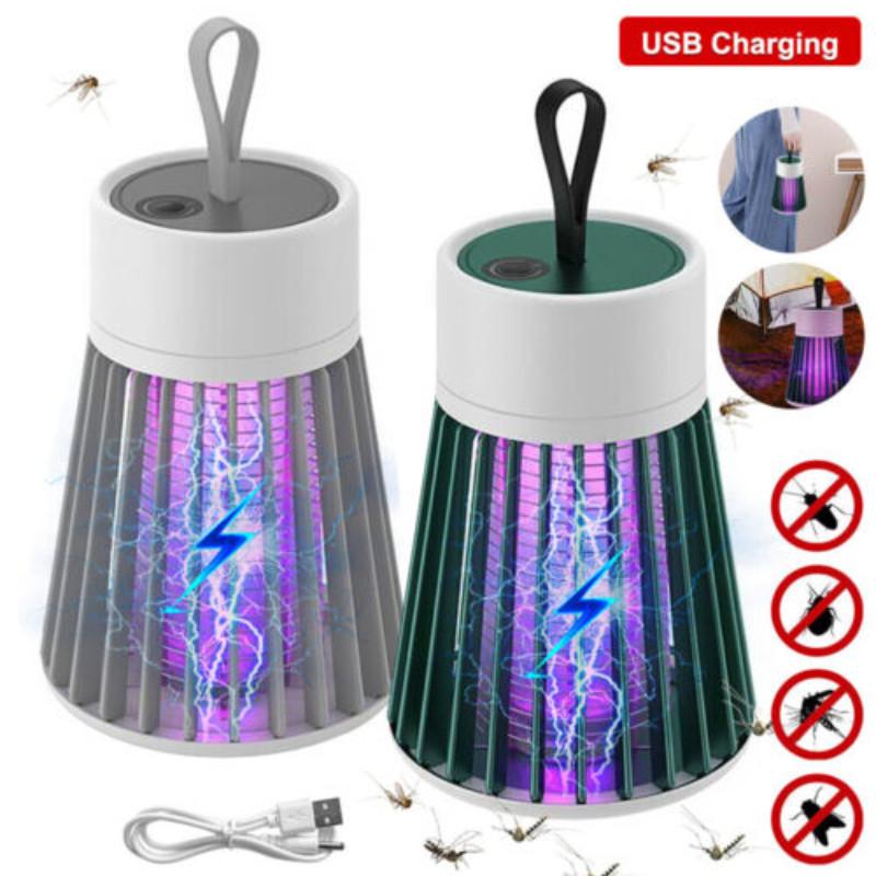 Продвинутая электрическая лампа от комаров USB-уничтожитель насекомых Мощный комнатный и уличный убийца комаров