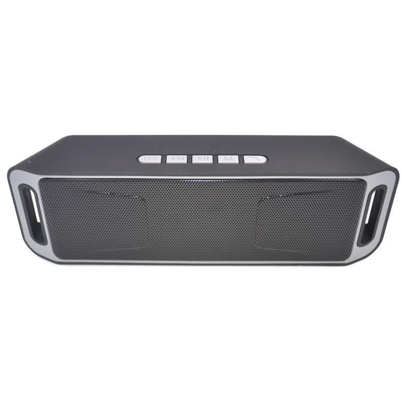 Стильный мини-динамик Bluetooth с двумя каналами и USB-подключением для использования на рабочем столе и в автомобиле