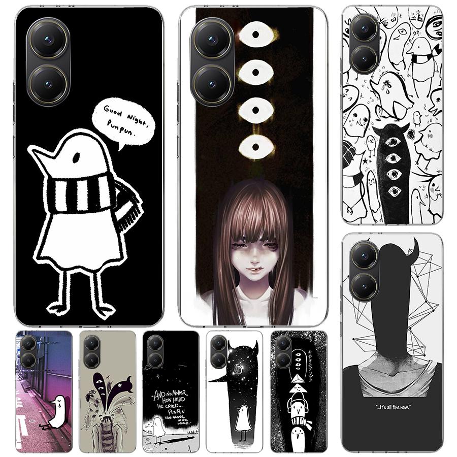 Чехол Oyasumi Punpun для Xiaomi Poco X7 X6 X5 Pro X3 Nfc F7 Ultra Чехол для телефона F6 F5 X4 F4 Gt F3 M6 M5S M4 M3 Печатный корпус Poco X7