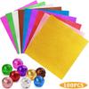 9 Colors Foil Candy Wrappers 10x10cm Candy Wrapping Paper New Foil Sheets