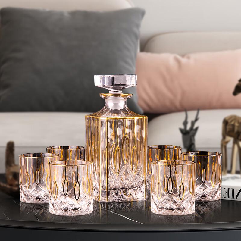Набор хрустальной посуды для виски и вина Flavinmci