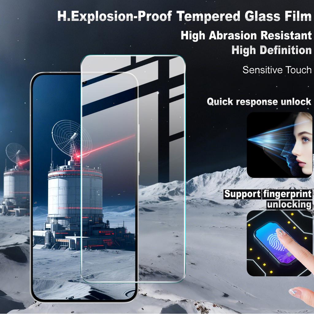 IMAK H Series For Oppo Reno14 Pro 5G (Global) Screen Protector Tempered Glass HD Clear Film (Fingerprint Unlock)