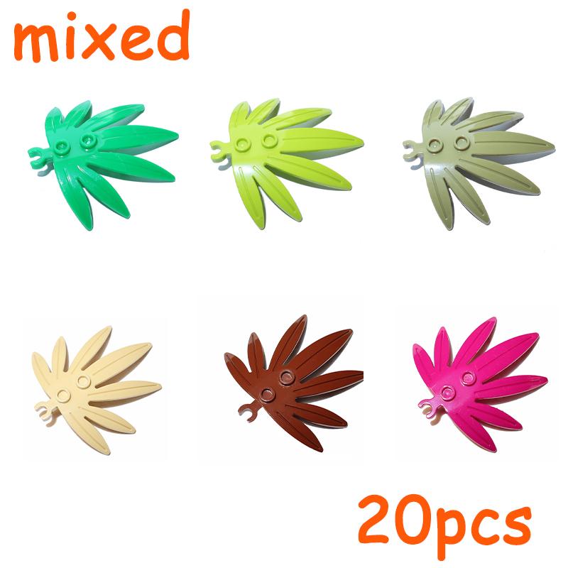 Растения Аксессуары MOC Город Сосна Ветка Куст Трава Цветок Строительные Кирпичики 3741 4727 4728 6148 6255 30093 30176 33291