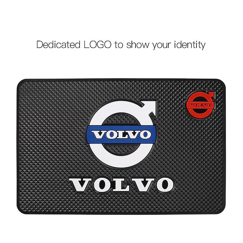 PVC Car Non Slip Mat Dashboard Phone Anti Slip Gel Pad For Volvo Rdesign AWD XC40 S90 V40 S80 V90 T6 V70 XC90 V50 V60 S40 S70 aqe123