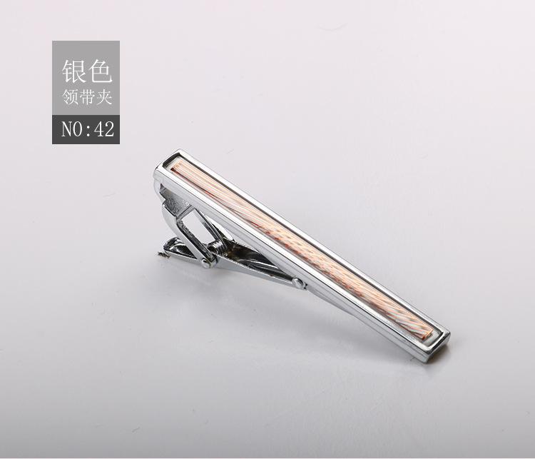 Зажим для галстука Матовый Зажим для воротника Мужской Формальный Деловой Золотой Серебристый Металлический зажим высокого класса