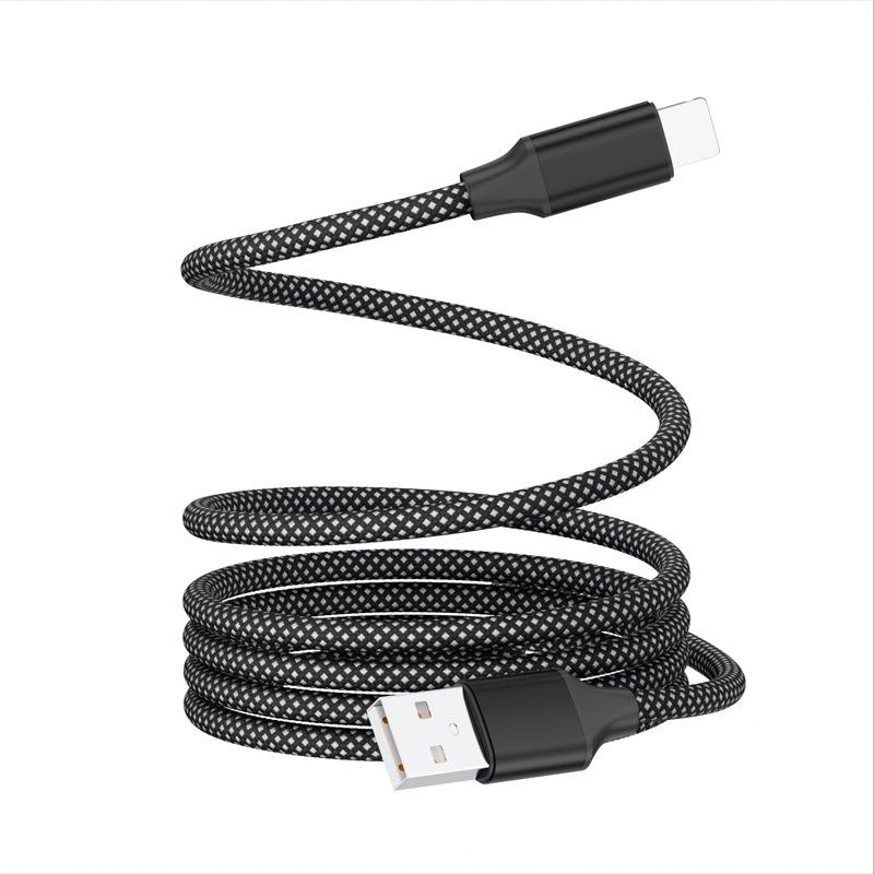 Магнитный кабель USB-C 100 Вт, совместимый с Apple, алюминиевый сплав с 48 жилами для автомобилей