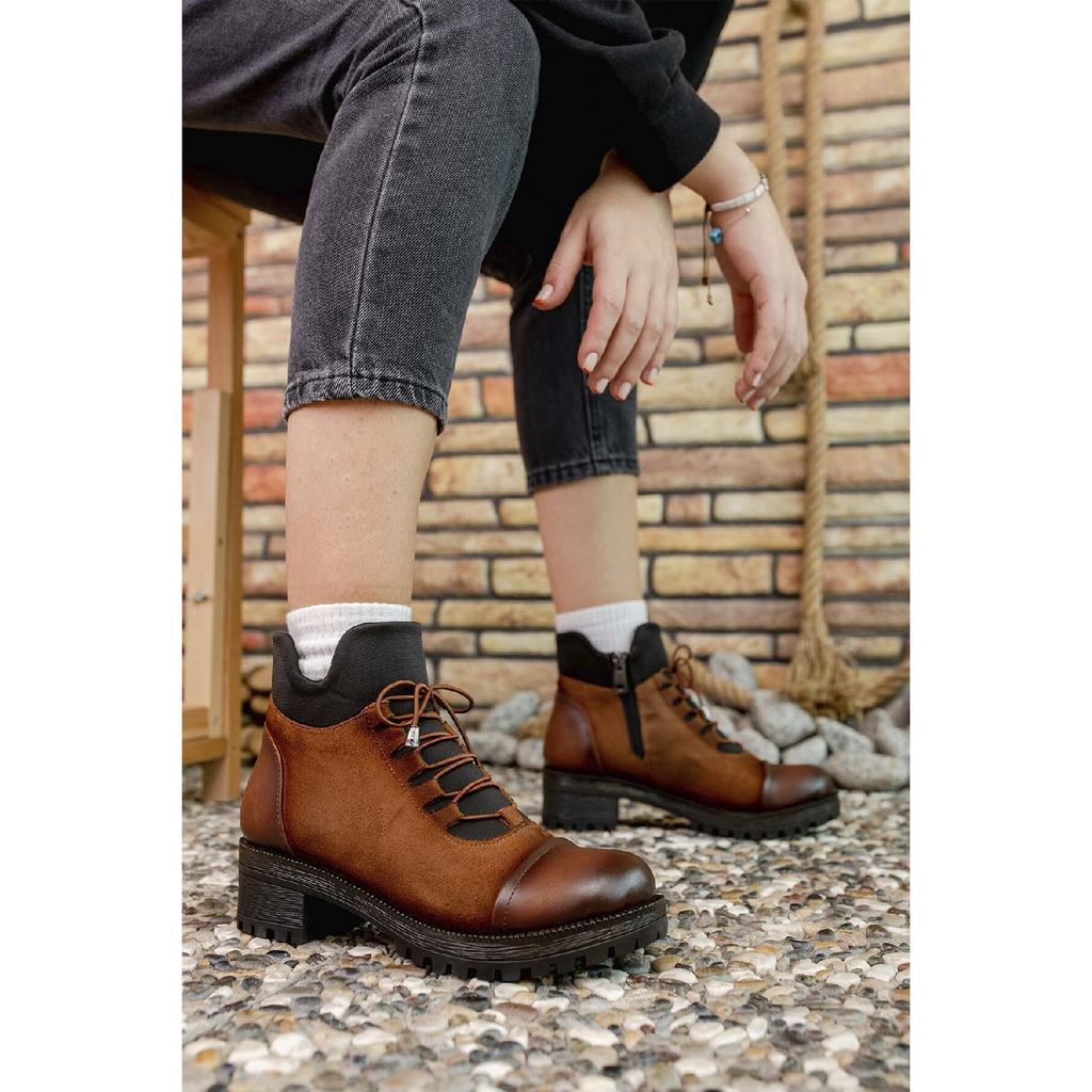 Черные женские ботинки 0012720