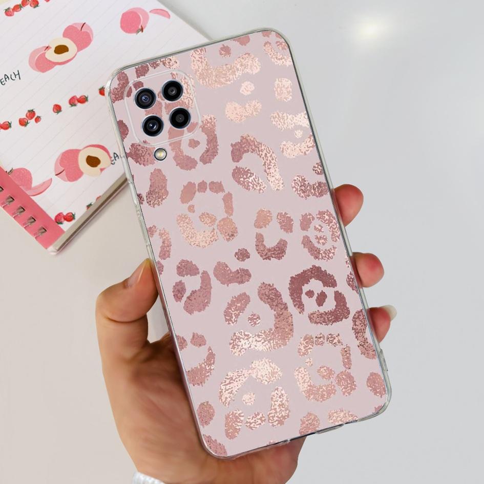 Чехол для Samsung M32 Чехол Galaxy M32 SM-M325F Милый Модный Цветок Мультяшный Мягкие Чехлы Для Samsung M22 F22 M52 5G SM-M526B Бампер