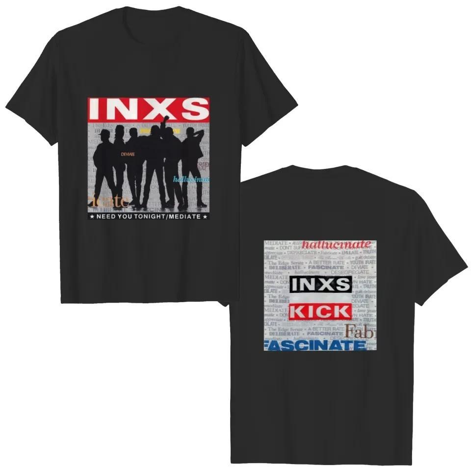 Vintage 1988 INXS tshirt Australian rock band 80s new wave Unisex T-Shirt