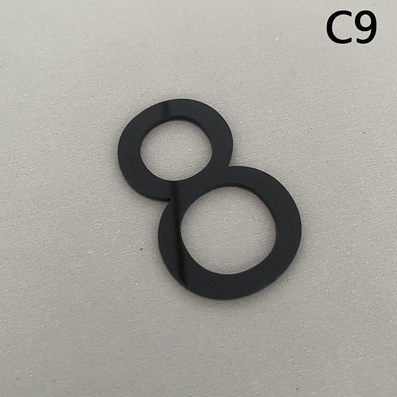 3D самоклеящаяся современная табличка на дверь с цифрами 0-9, номер дома, номер двери, номер почтового ящика, адрес отеля, наклейка с цифрами, знак