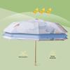 Ультралегкий портативный зонт Красный лист двойного назначения