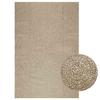 VidaXL ZIZUR Beige Rug 160x230 Cm Jute Look Indoor Outdoor, Outdoor Rug, Floor Rug, Indoor Rug, 4010409