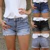 Women Fashion Ripped Denim Shorts Casual Summer Slim Short Jeans Legging Pant Plus Size