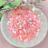 Hanmade Hollow Out Cute PVC Sequins Fashion 1000Pcs Resin Sequins Little Feet with 3.3*3.2mm DIY Acrylic Decorative Sequins