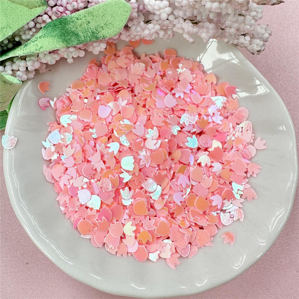Hanmade Hollow Out Cute PVC Sequins Fashion 1000Pcs Resin Sequins Little Feet with 3.3*3.2mm DIY Acrylic Decorative Sequins