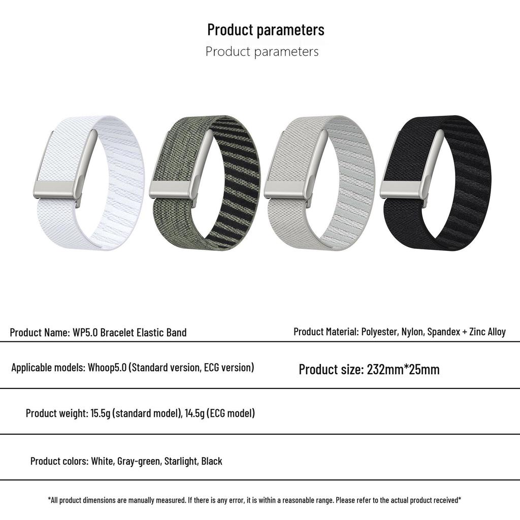 Нейлоновый плетеный ремешок WHOOP 5.0/4.0: Умный спортивный эластичный ремешок для часов