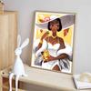 Disney Diamond Painting Princess Tiana Retro Elegant Illustration Mosaic Art DIY Cross Stitch Embroidery Set Full Diamond Home Decor Gift