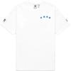 adidas Оригинальные футболки X CLOT American Vintage с вышитым логотипом-трилистником и круглым вырезом, спортивные футболки с коротким рукавом, унисекс, белые CLTE23FSP133-WH