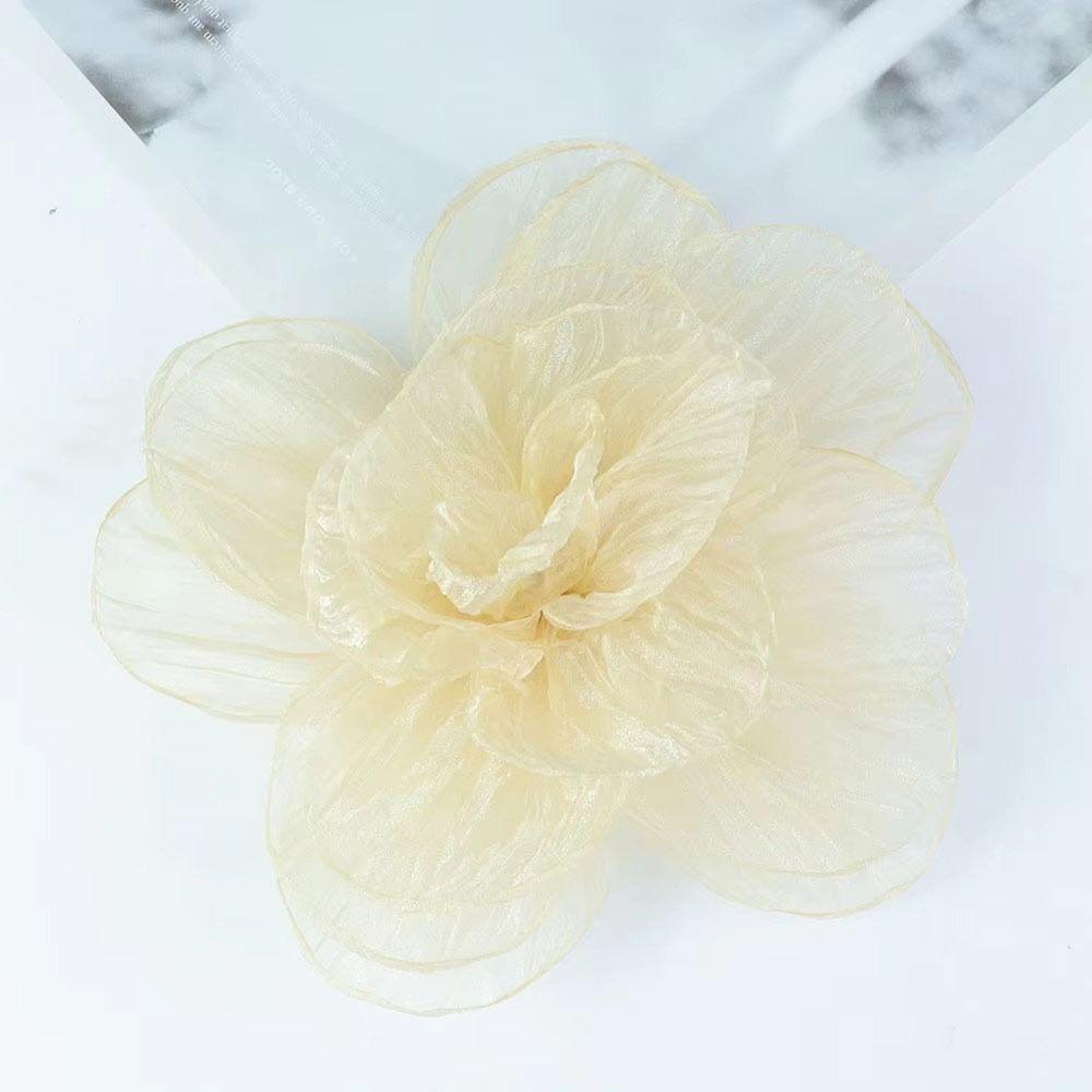 20cm Flower Brooch Handmade Dress Pin Fashion Flower Corsage Women