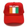 Cte dIvoire Flag Baseball Caps Unisex Country Fans Trucker Hat Summer Sunshade Breathable Mesh Net Snapback Dad Gift Hat