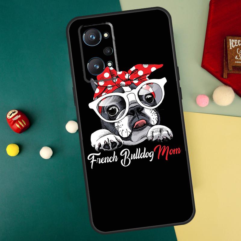 Французский бульдог Собака Для Realme 12 11 Pro Plus 9 10 GT5 GT3 GT Neo5 C35 C31 C30 C33 C51 C53 C55 C25s C21Y Чехол