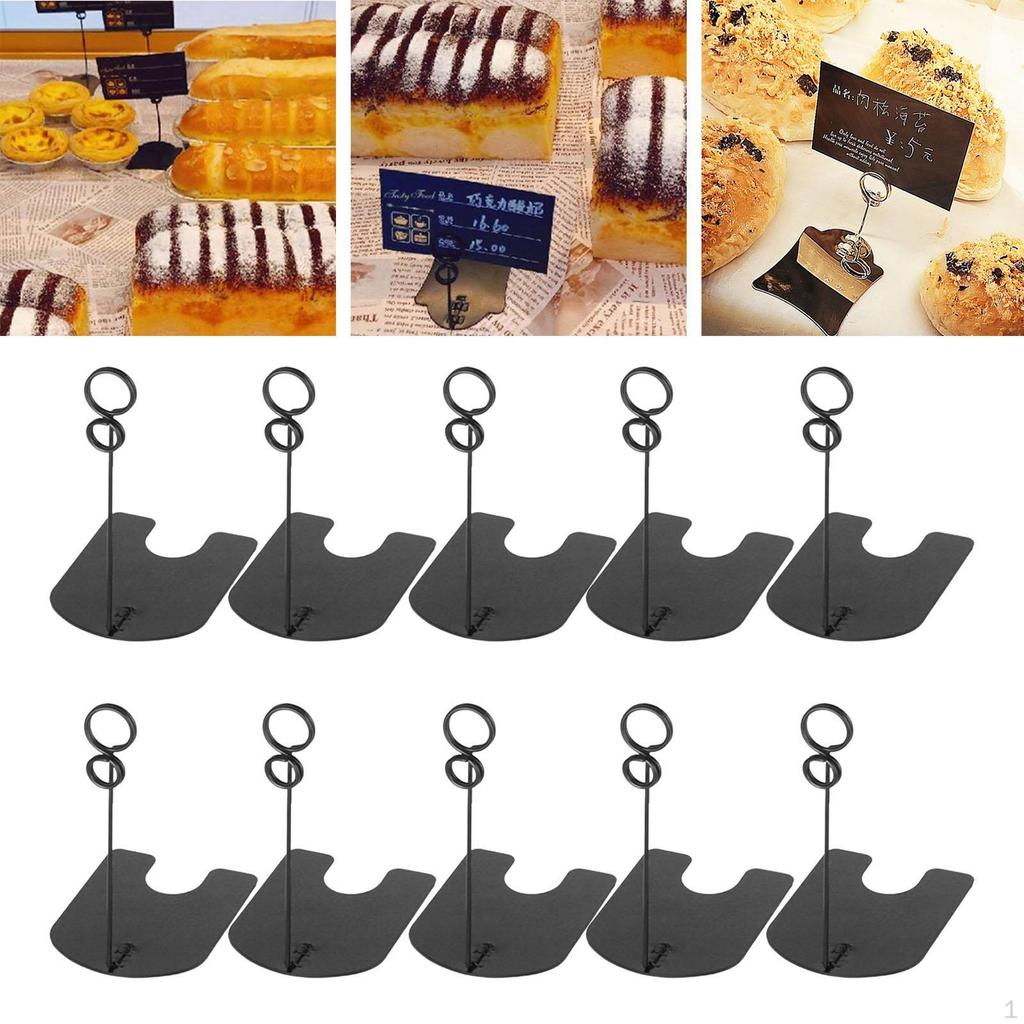 10 шт. держателей для карточек с номером стола, подставка для вывесок, зажимы для меню