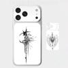 Готический крест 3D наклейка на весь корпус для iPhone 17/Pro/Pro Max Цветная задняя защитная наклейка