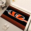 1pc Cincinnati Bengals LOGO Print Area Rug - Soft, Washable Non-Slip Indoor Mat, Living Room, Home Office Decorative Rug,Office Decorative