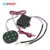 12V 8 Tones Musical Air Horn Electric Snail Horn For Vehicles Motorcycles Car With 8 Sounds Control Box Button Universal