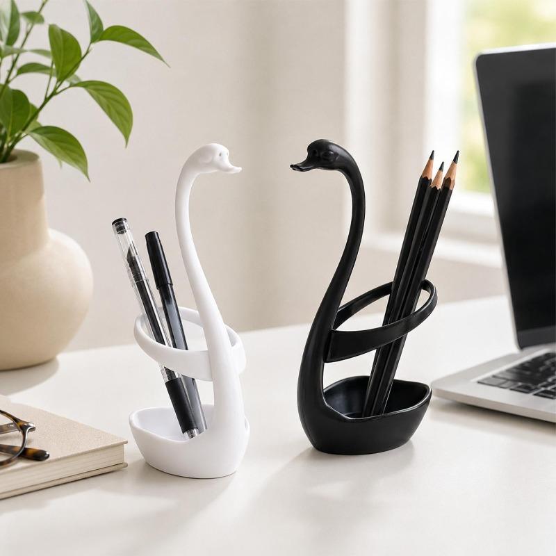 1pcs Toothbrush Holder Multifunctional Pen Storage Boxes Makeup Brush Desk Decoration Organizer Home Bathroom Accessories