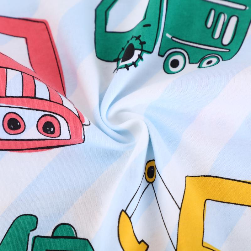 Little maven 2026 New Summer Kids Clothes Korean Children's Clothes Children's Clothing T-shirts Cartoon Excavators Baby Boys