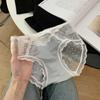 Women's Spring Summer Lace Mesh 10A Antibacterial Low Rise Panties