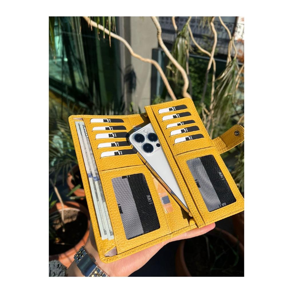 Кошелек унисекс из натуральной кожи Twist 2323 с отделением для телефона