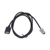AUX USB MP3 Audio Input Cable Adapter Car Accessory for Camry Hybrid Prius RAV4 Sequoia