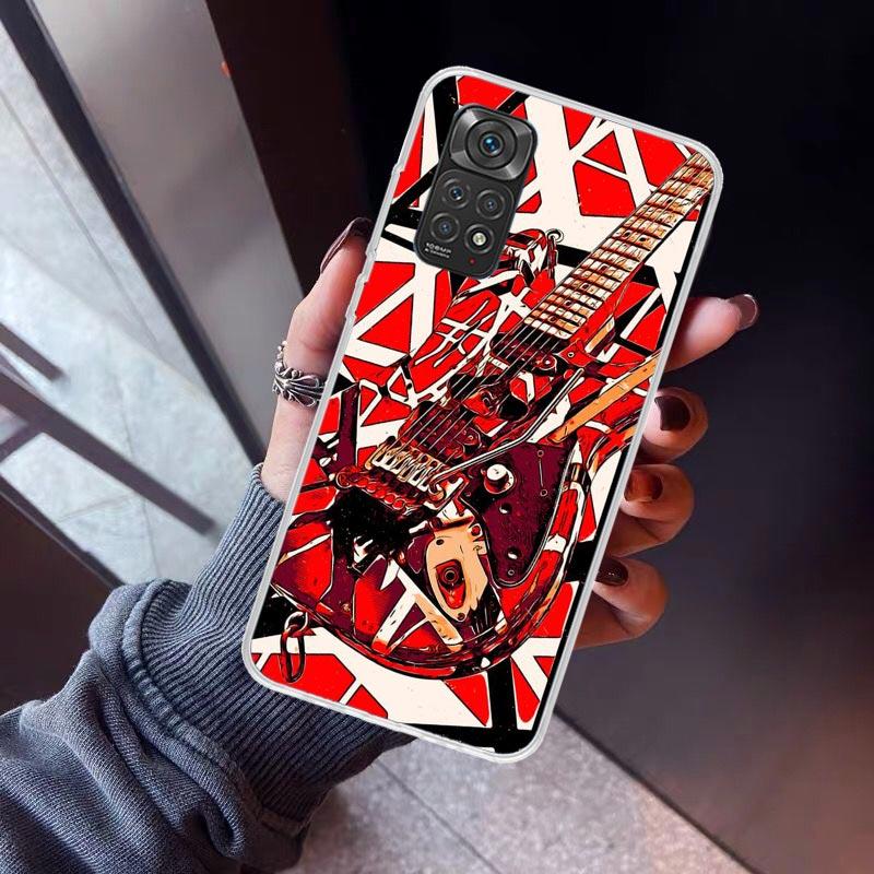 Eddie Van Halen Graphic Guitar Phone Case For Xiaomi Redmi Note 15 14 14S 13 12S 12 Pro Plus 11S 11 10S 10 4G Cover 11E 11T 5G P