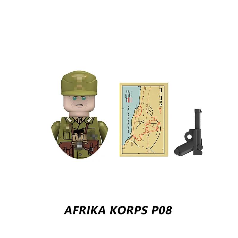 Корпус морской пехоты Армия Военные фигурки Оружие Строительные блоки Детские игрушки