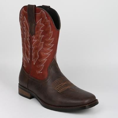 Модный ретро-дизайн вышивки ковбойских сапог, высококачественные кожаные ботинки на платформе, новые ботинки для мужчин, botas para hombre