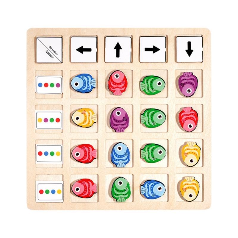 Learning Toy For Cognitive Skill Development Color Direction Logical Games Focusing Enhancement Childrens Educational Play