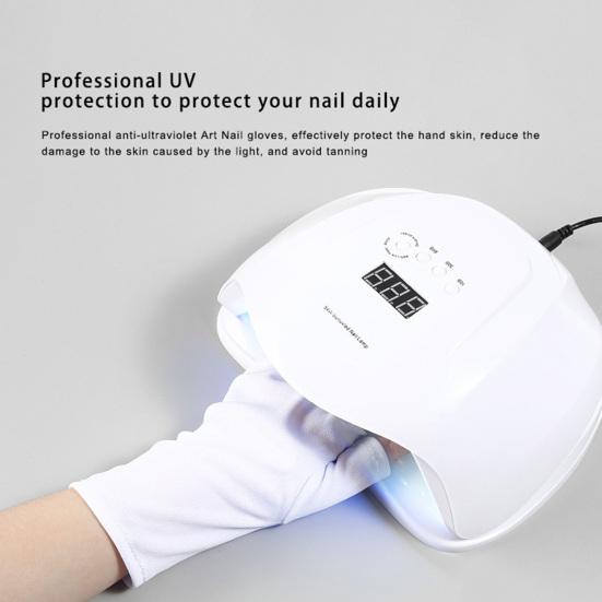 1 пара перчаток для УФ-ламп Профессиональные многофункциональные легкие перчатки для защиты от УФ-светодиодов