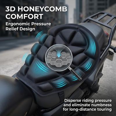 1 шт. мягкий чехол на сиденье мотоцикла, летняя надувная подушка для сиденья, защита от давления, защита для круизеров, спортивных туристических седел